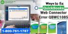 Methods to fix QuickBooks Web Connector Error QBWC1085